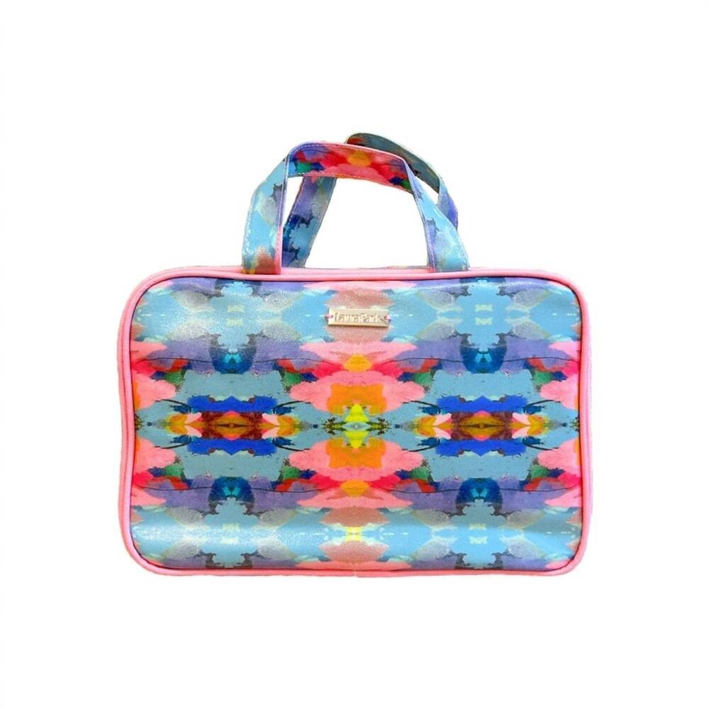 NEW LAURA PARK women's travel case bag in antigua smile
